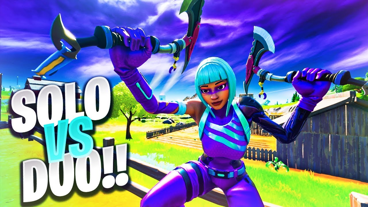 SOLO vs DUOS en el mejor modo de Fortnite!! - Rubinho