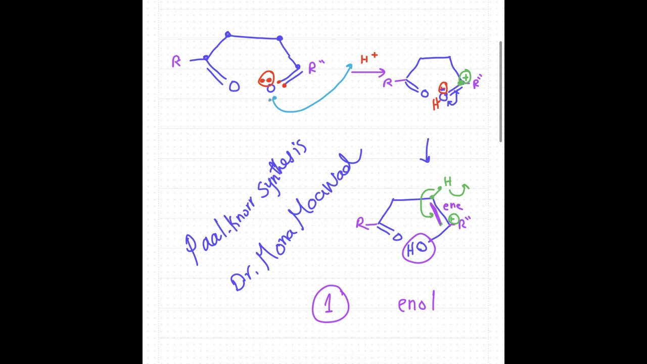 Paal-knorr synthesis of furan بالعربي