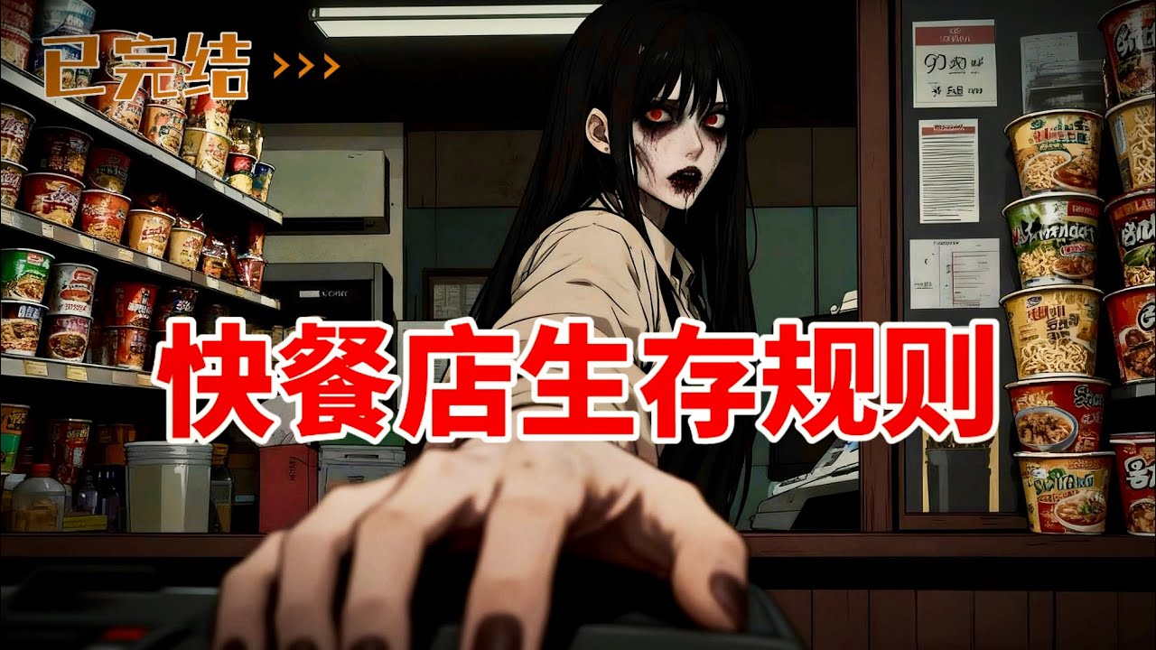 午夜快餐店怪谈，想活下来请遵守生存规则。