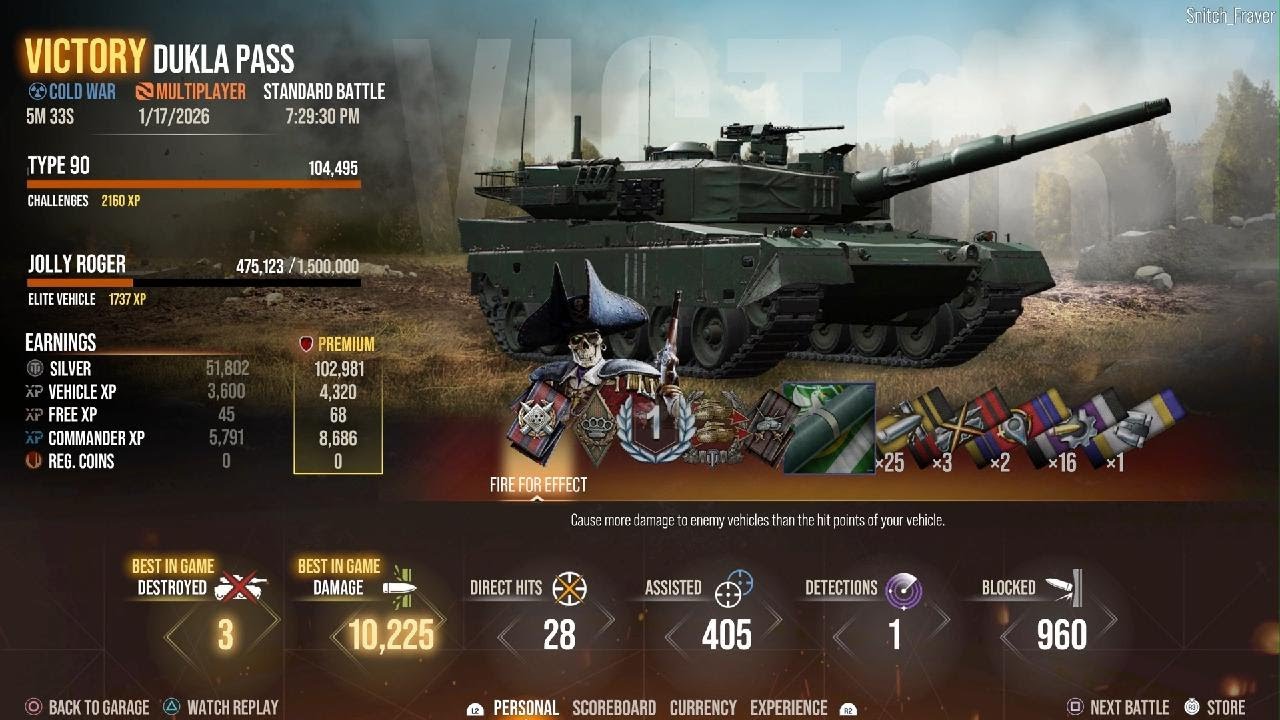 World of Tanks - Type 90 - 10K Damage - MVP