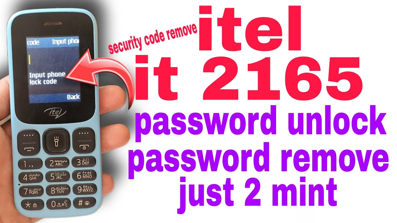 itel it2165 password unlock | Itel it2165 security code unlock | Itel it2165 password reset cm2
