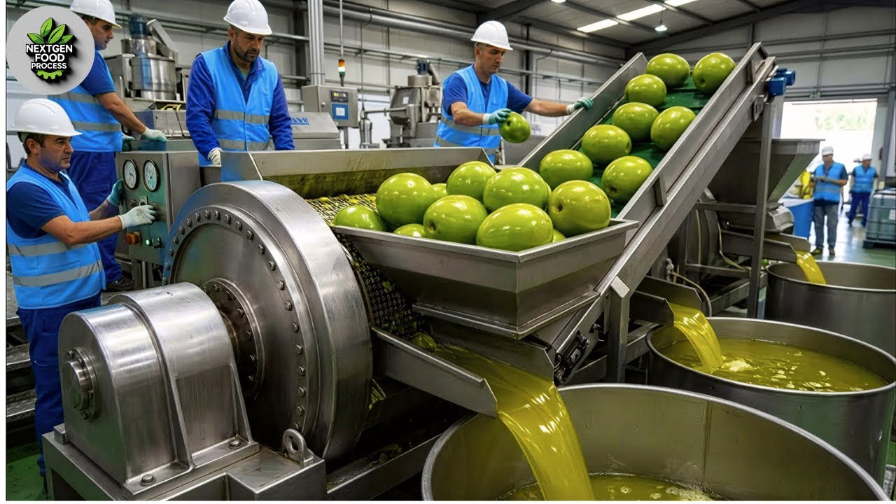 Inside the Olive Oil Factory 🫒 | Fresh Olives Turned Into Liquid Gold!