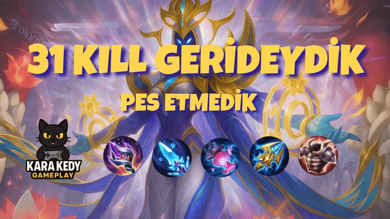 31 Kill Gerideyken Kazandık! | Yve Mid – Mythic 58 | MLBB