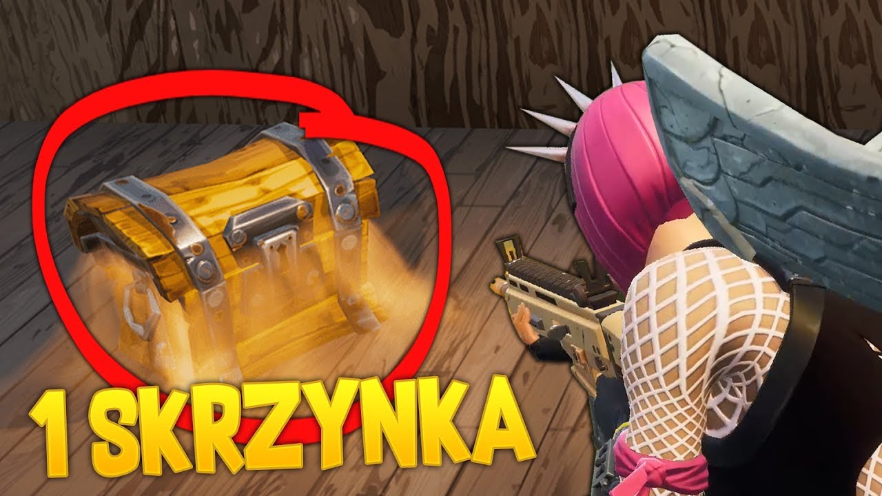 SPRÓBUJ WYGRAĆ, ALE Z BRONIĄ Z *PIERWSZEJ SKRZYNKI* (FORTNITE)