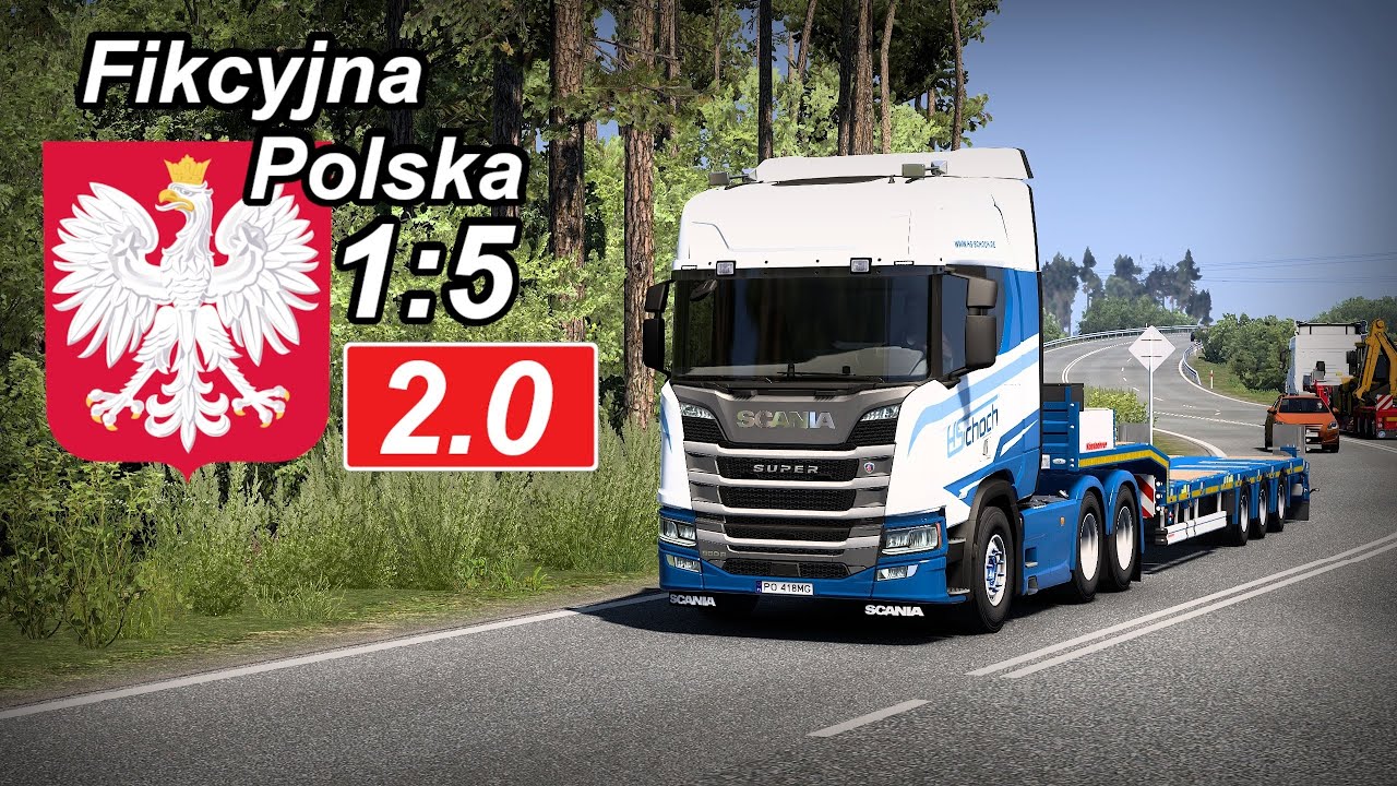 200km nowych terenów | Fikcyjna Polska 1:5 v2.0