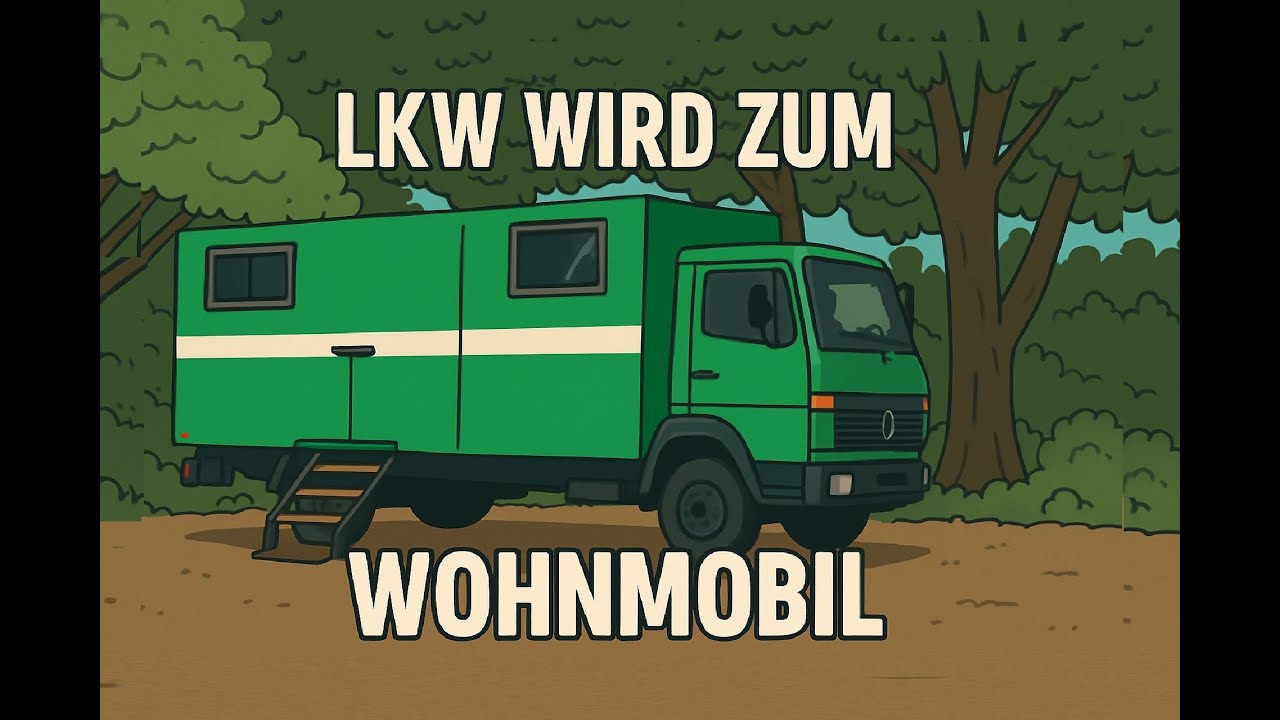 LKW wird zum Wohnmobil umgebaut ► Oldtimer