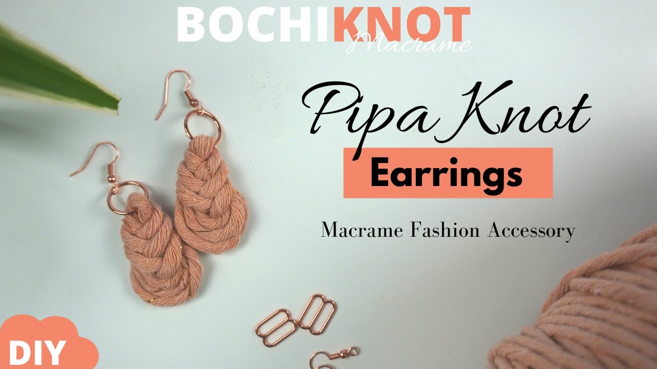 How I Transformed 1 Simple Knot into a Pair of Boho-Chic Earrings