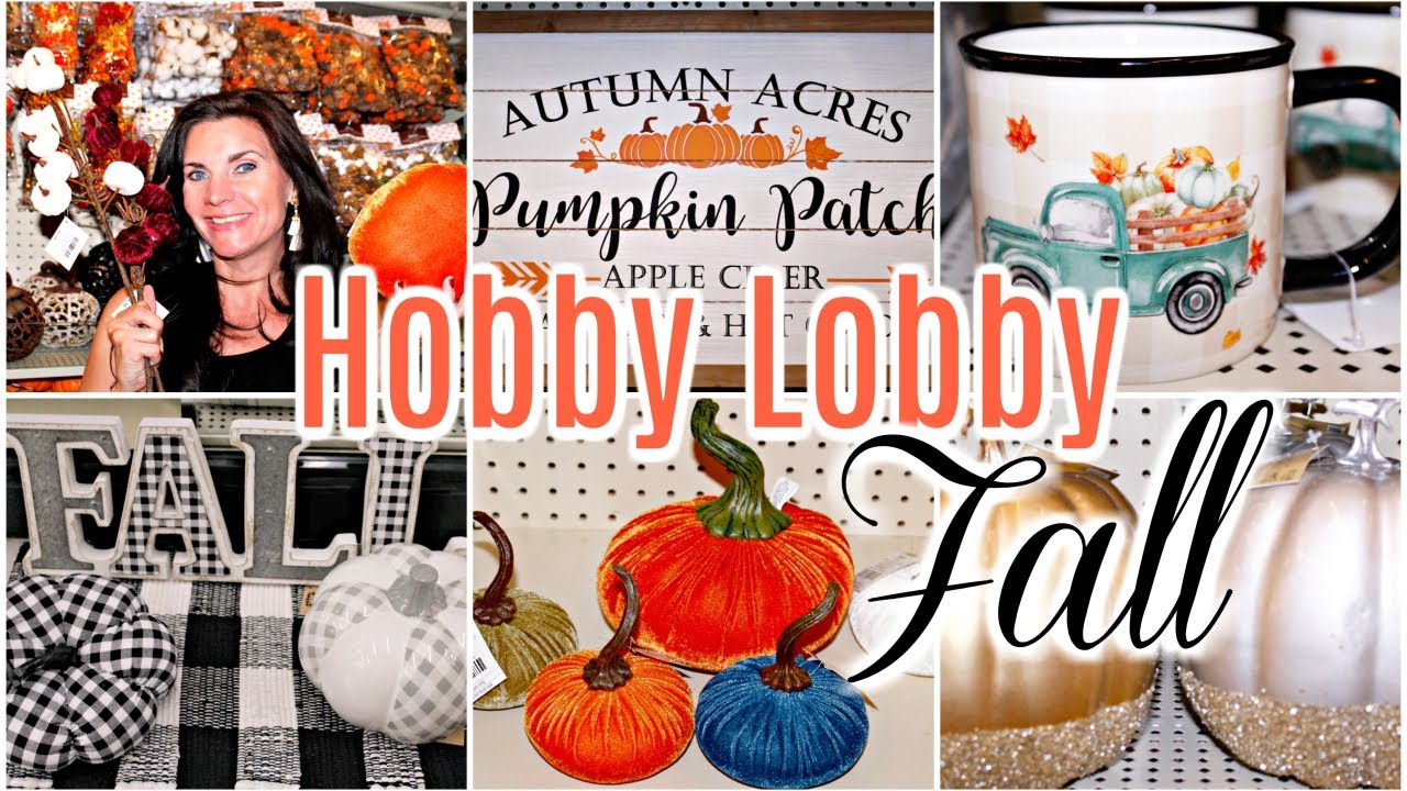 🍁HOBBY LOBBY FALL 2019 DECOR SHOPPING🍁SHOP WITH ME NEW FALL FINDS 