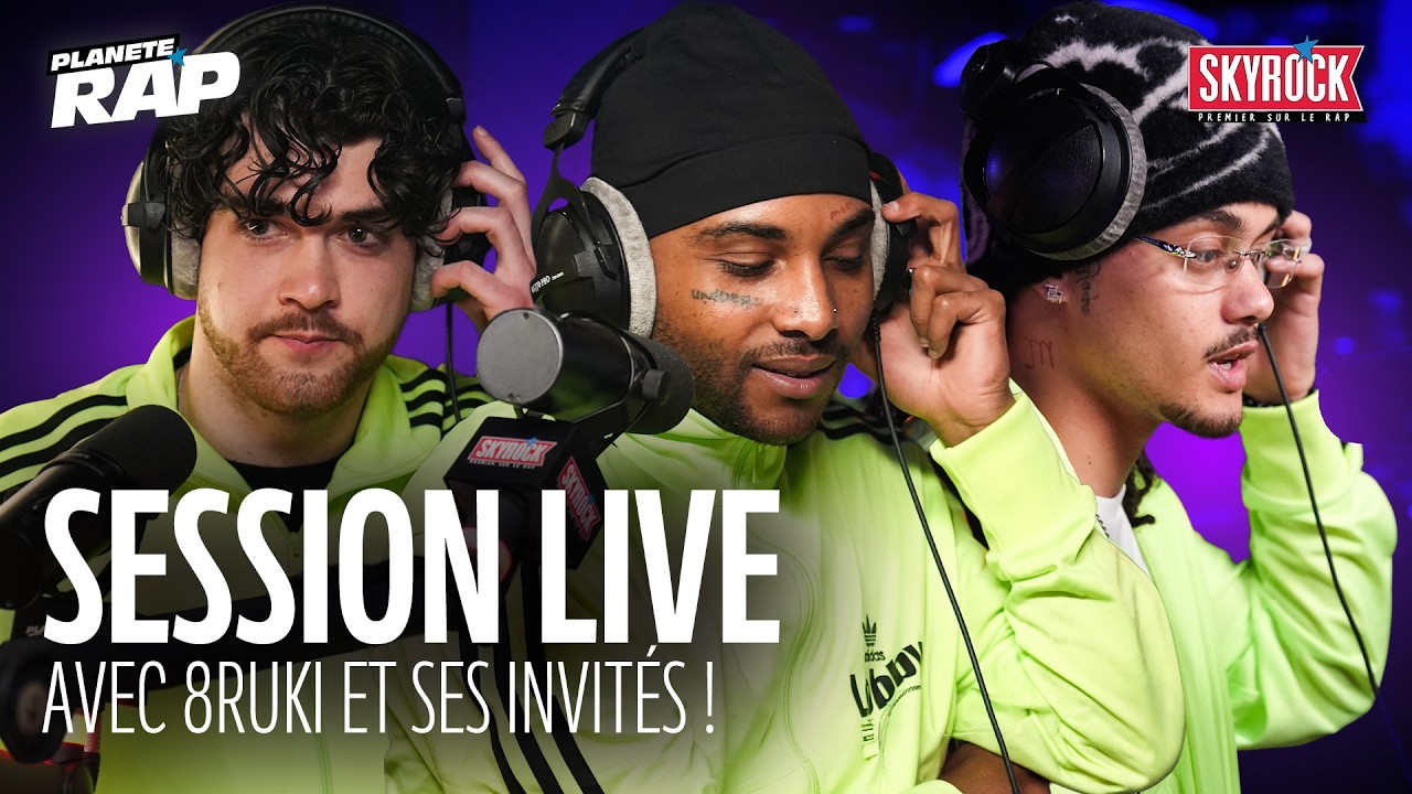 SESSION LIVE avec 8ruki, ARTR, Ambrose & Labri ! #PlanèteRap