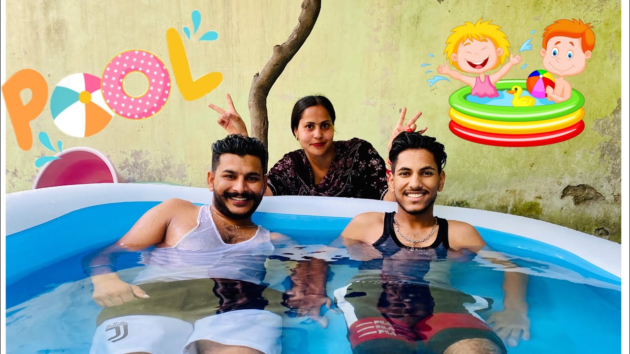 Pool 🏊‍♂️ Masti Vlog, #sadapunjab