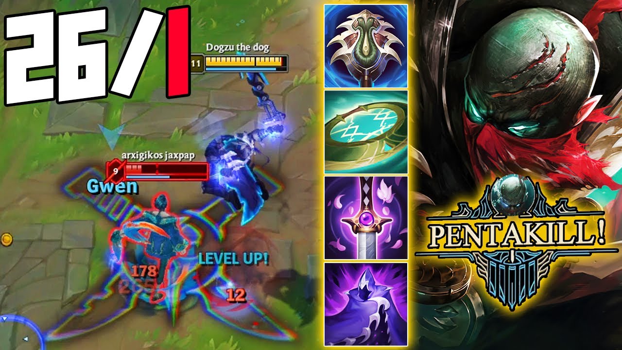 SEASON 14 ITEMS SAVED PYKE MID (PENTAKILL 5x ULT)