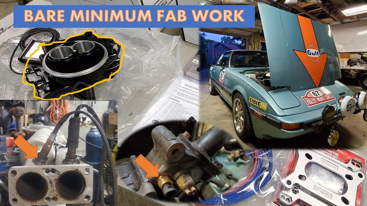 Oxygen Sensor and Coolant Sensor Install - Holley Sniper on a Rotary PT-2