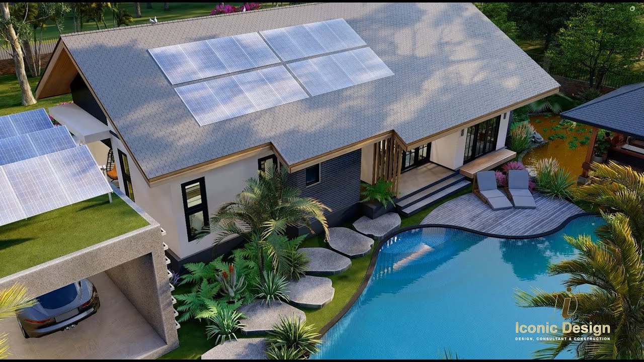 Iconic Design #58 ,Inside a Modern Paradise  Tropical House & Landscape Design