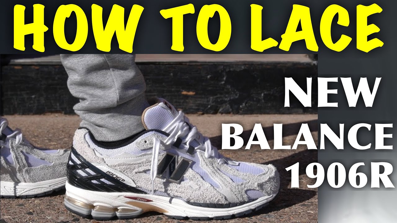 How To Lace New Balance 1906R| BEST 4 WAYS