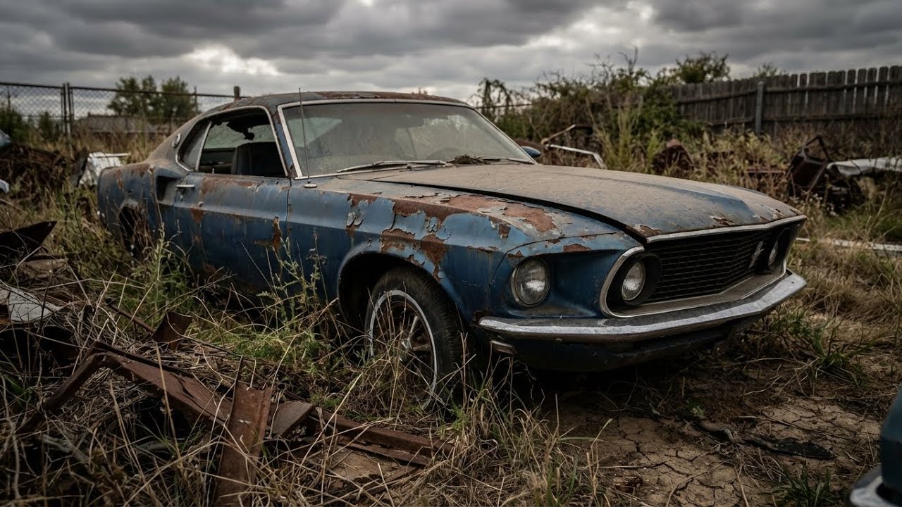 ASMR Restauraci&oacute;n de Autos! Restauraci&oacute;n Completa 1969 Ford Mustang de Estado Oxidado a Como Nuevo