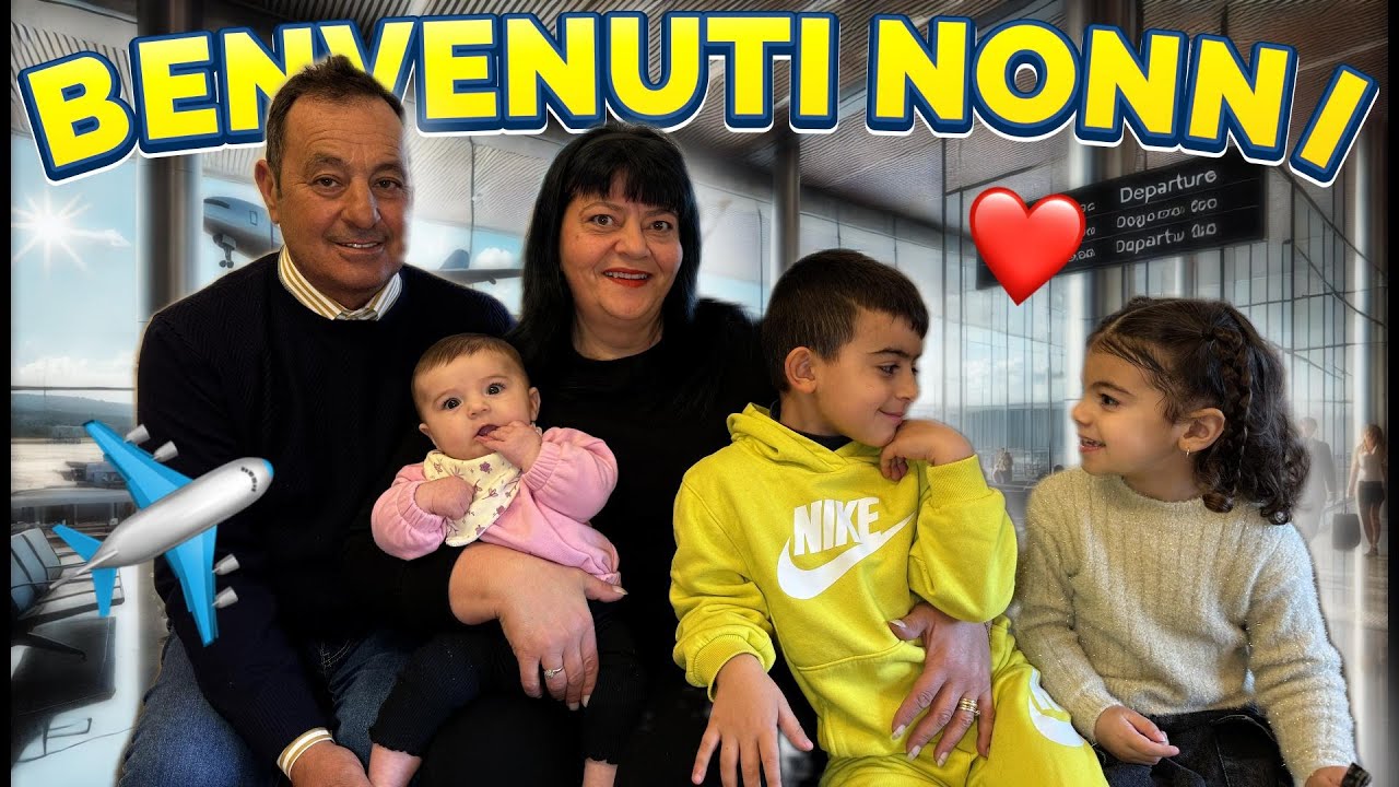 FINALMENTE INSIEME! I NONNI ARRIVANO DALLA SICILIA ❤️✨
