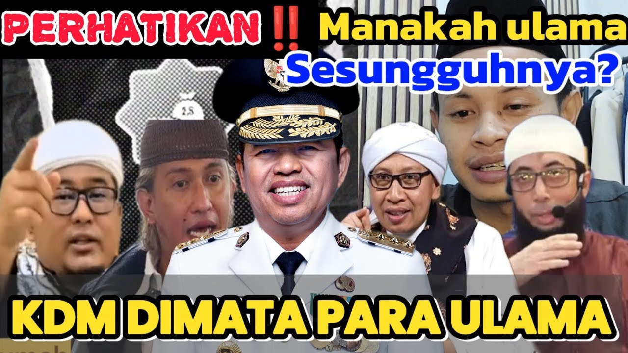 KDM DICACI DAN DIKATAKAN MUSYRIK?‼️ INI PANDANGAN PARA USTADZ❗