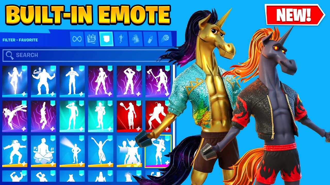 FABIO SPARKLEMANE Fortnite SKIN doing ALL BUILT IN DANCES & EMOTES IN FORTNITE