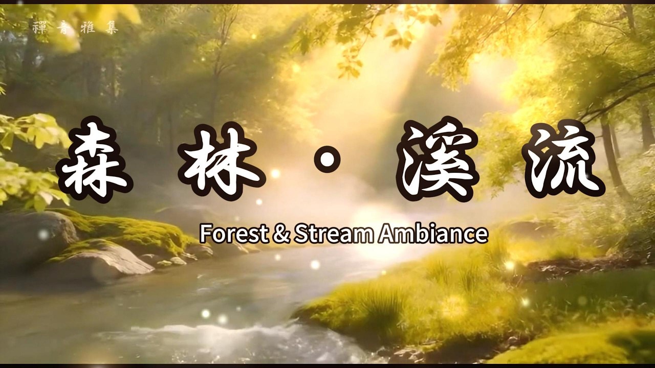 432Hz【森林】 溪 流 ：春木疏肝，深度助眠，平復情緒焦慮，喚醒能量 (96分鐘)  | 432Hz Forest Breath: Anxiety Relief