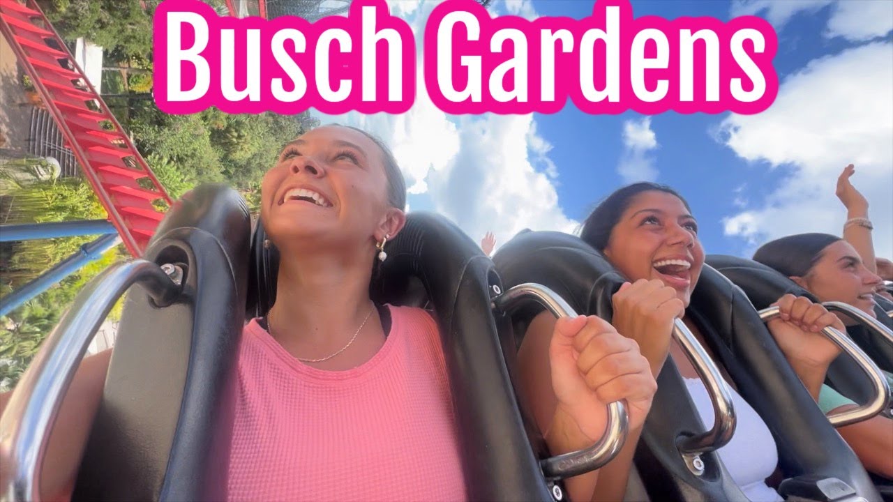 Amazing Day At Busch Gardens In Tampa Florida! Emma and Ellie