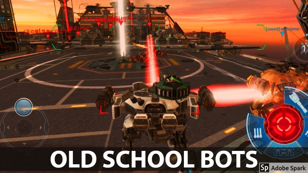 War Robots - Old School Bots Gameplay - Champion League - No Dashbot Hangar - 04