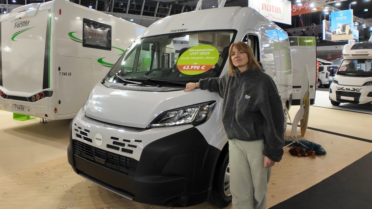 CMT 2025 Rentner WOHNMOBIL 43.999,- € IKEA STYLE MINI Forster youngster 540 Sunny Ducato
