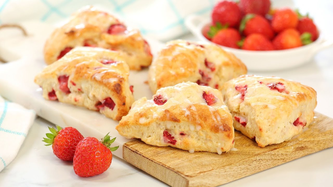 Strawberry Scones | Easy + Delicious Summer Baking