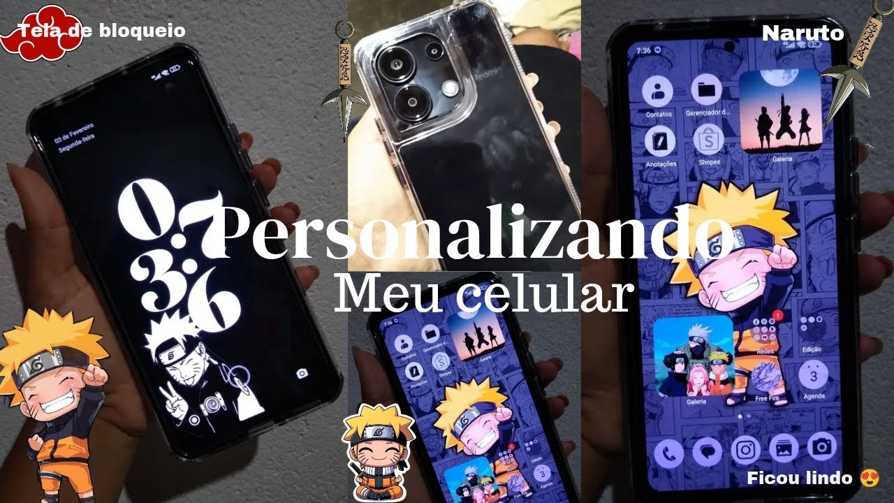 Personalizando meu celular| redmi note 13 🖤⚡