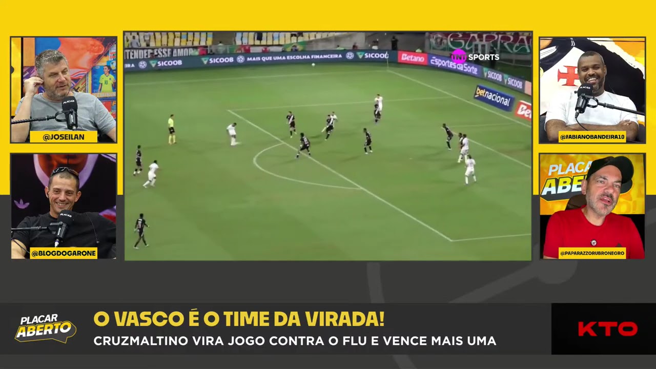 É O TIME DA VIRADA? VASCO VIRA JOGO CONTRA FLUMINENSE E VENCE MAIS UMA | Corte do Placar Aberto