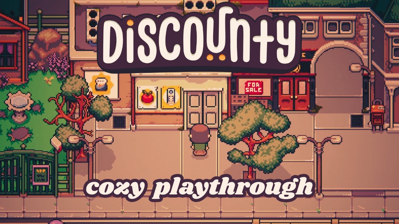 setting up shop in a cozy town~ 🏘️ | let's play discounty!  🛒