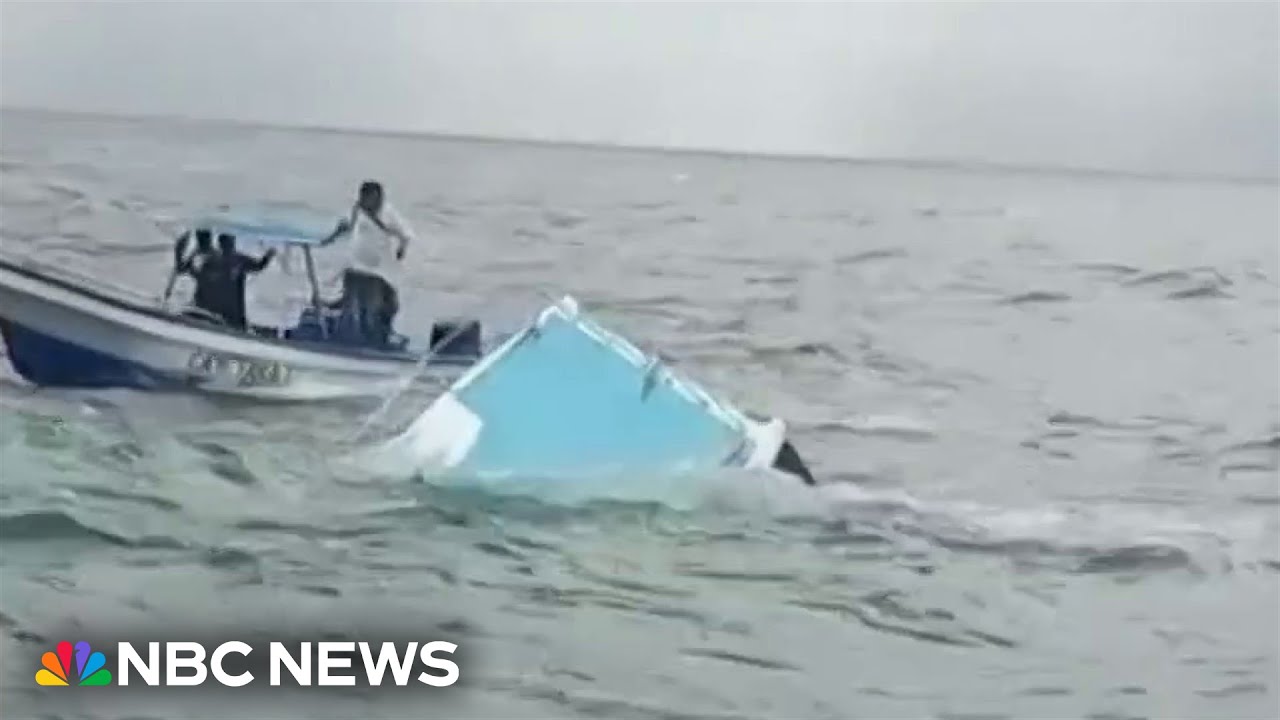 Dozens of tourists rescued after catamaran sinks off the coast of the Dominican Republic