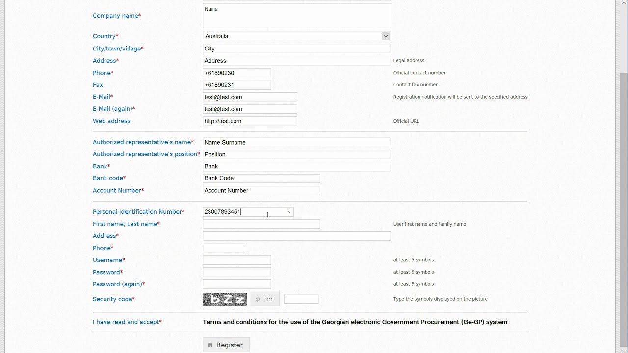 Registration   ENG bidder