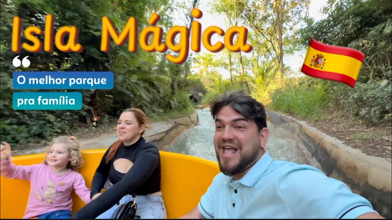 O MELHOR PARQUE DA ESPANHA 🇪🇸 - Isla Mágica