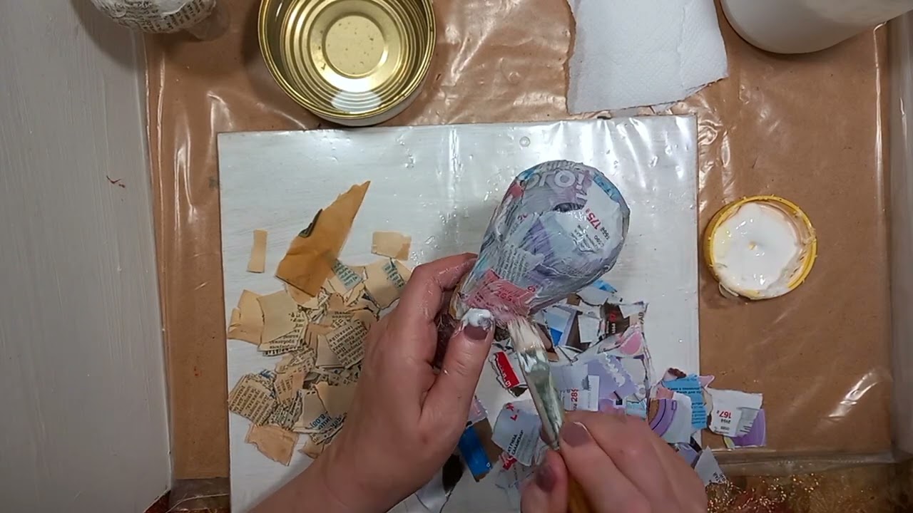 Виготовлення ляльки для лялькового театру в техніці пап'є-маше. Частина 1.