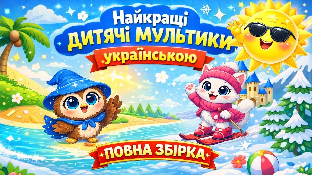 Найкращі дитячі мультики українською 🐱🦉 | Повна збірка для дітей