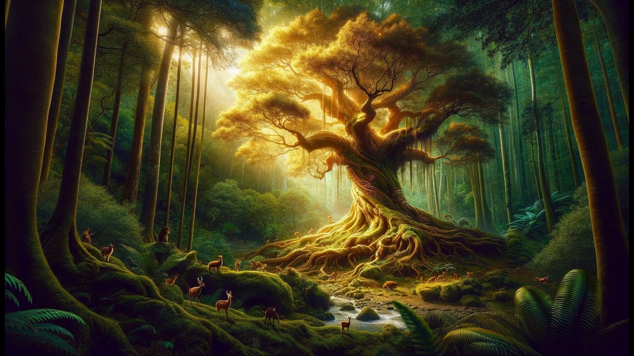 The Golden Leaves of Wisdom: Ember's Journey