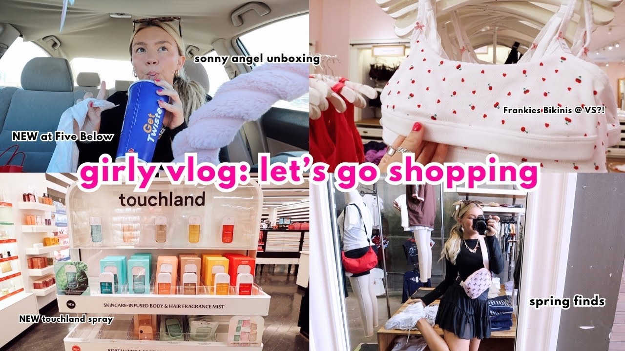 SHOPPING VLOG🛍️✨ *Five Below, VIRAL sets, Free People, + MORE!*