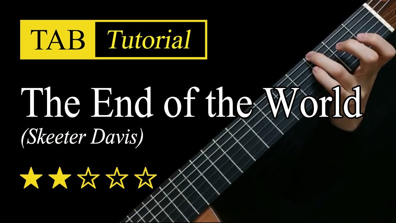 The End of the World - Fingerstyle Lesson + TAB