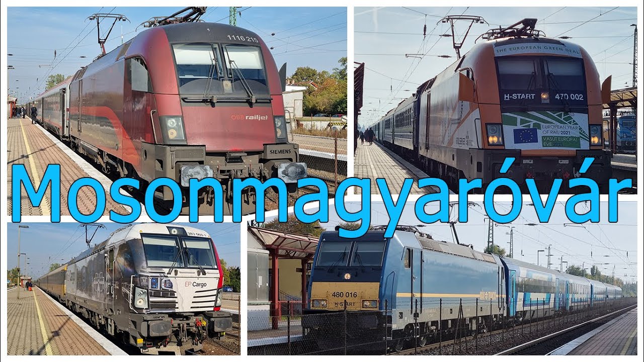Vonatok Mosonmagyaróváron
