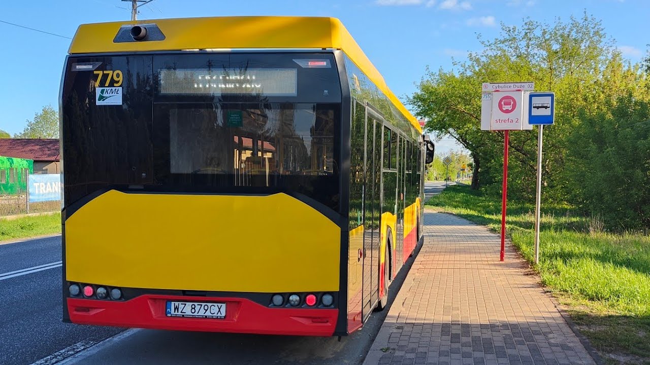 Linia 755 ( Metro Młociny ) - Solaris Urbino 12 IV #779 ( Komunikacja Miejska Łomianki )