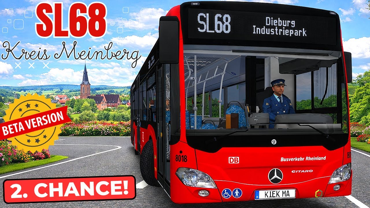 OMSI 2 🚌 - DIE 2. CHANCE 🤓 SL68 Kreis Meinberg Beta 1.5 📈 - Let's Play Omsi 2 [#1029]