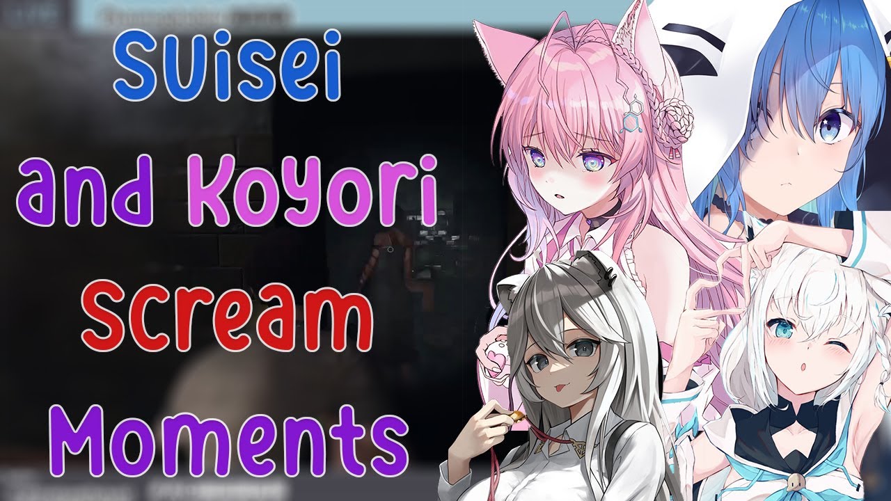 Suisei and Koyori Scream Moments, Fubuki and Botan just enjoying it
