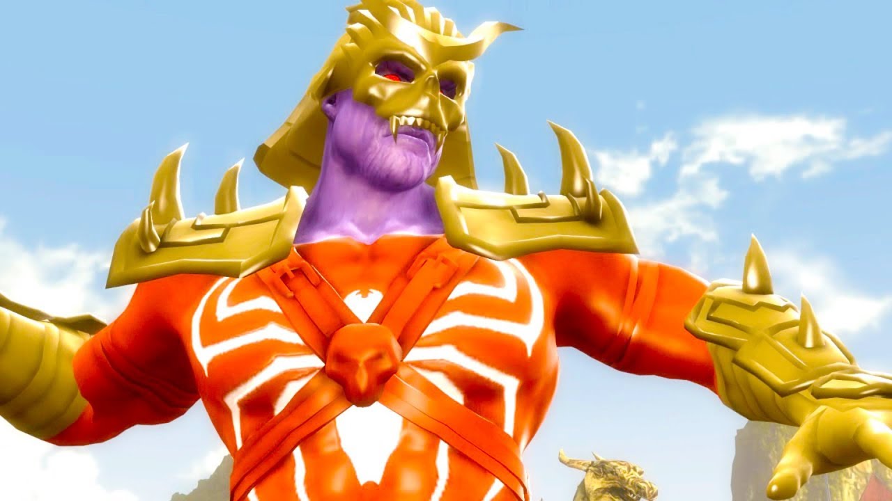 Mortal Kombat Komplete Edition - Thanos Spider-Man Shao Kahn PC Mod Arcade Ladder Gameplay