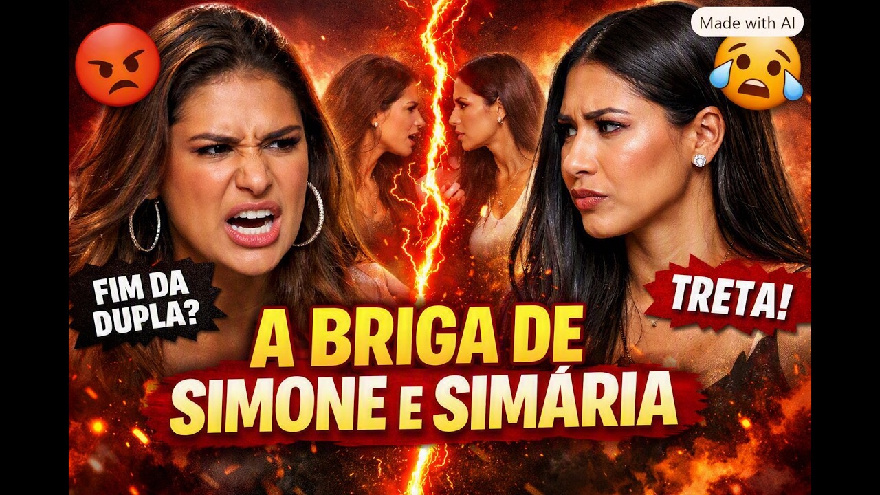 Simone e Sim&aacute;ria em CLIM&Atilde;O! O que realmente aconteceu entre as irm&atilde;s? 😱🔥