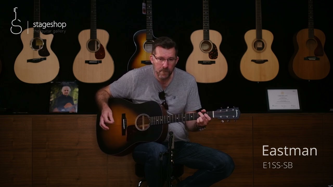 Eastman E1SS Sunburst guitar demo in Stageshop