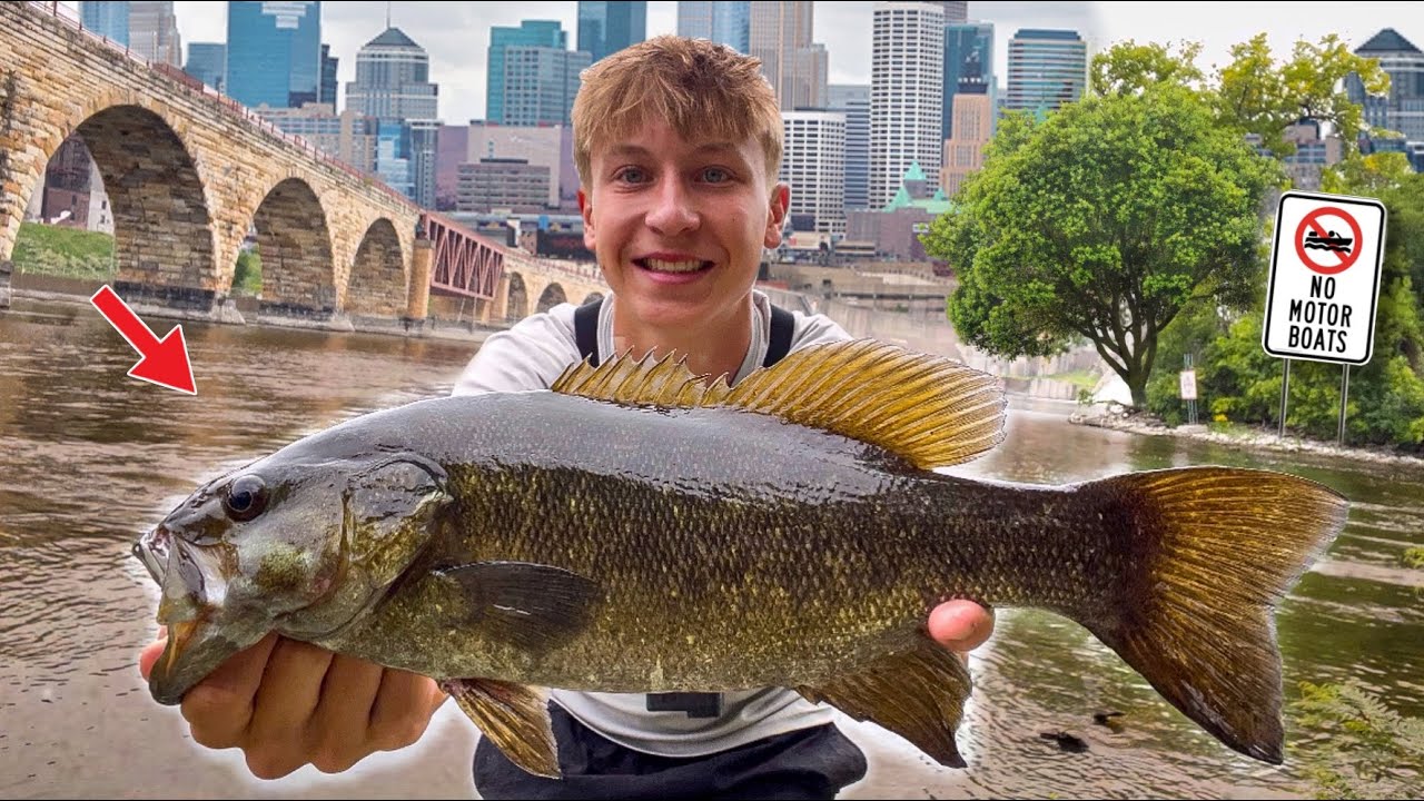 Fishing DOWNTOWN MINNEAPOLIS for Hazardous Fish!