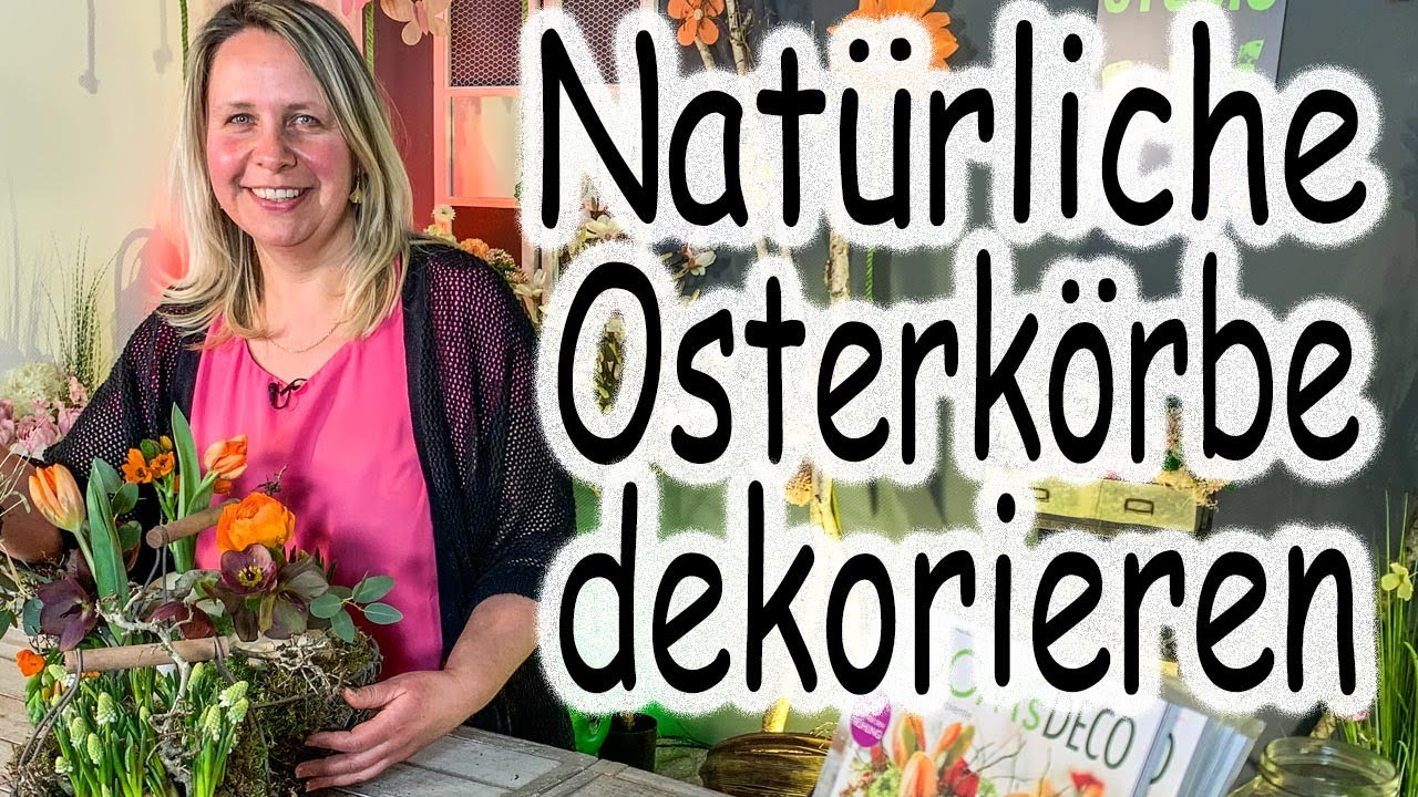 DIY Drahtkorb mit Hyazinthen | Osterkörbchen | Frühlingsdeko für Außen | selber machen | Floristik24