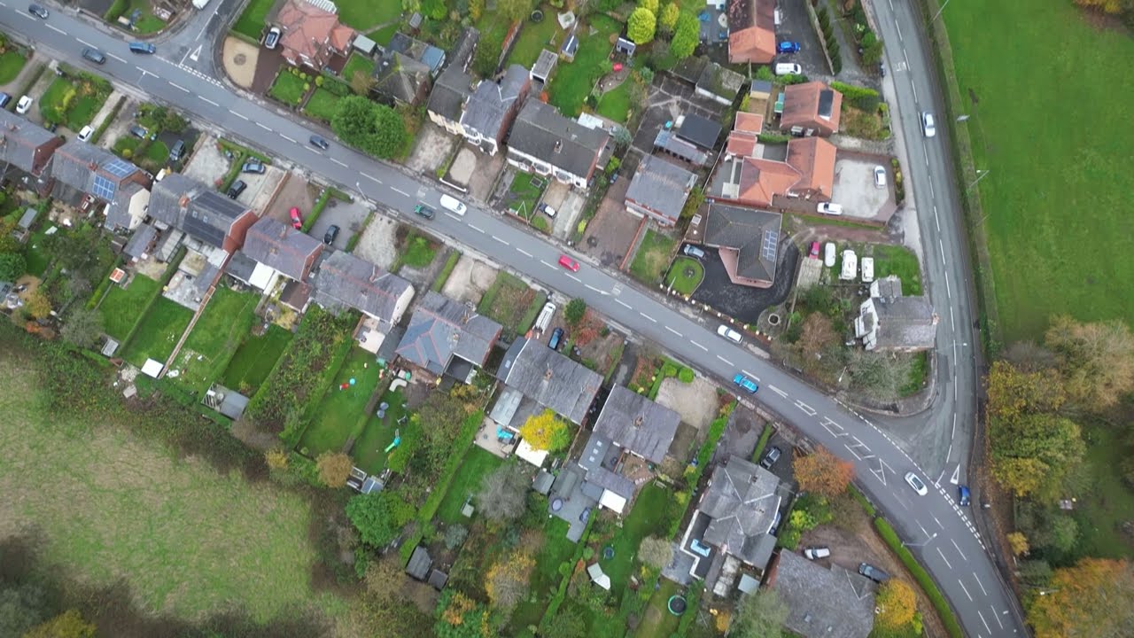 Burscough from above