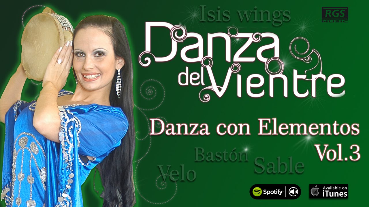 Danza del vientre. Danza árabe con elementos. Bastón - Velo - Sable - Isis wings