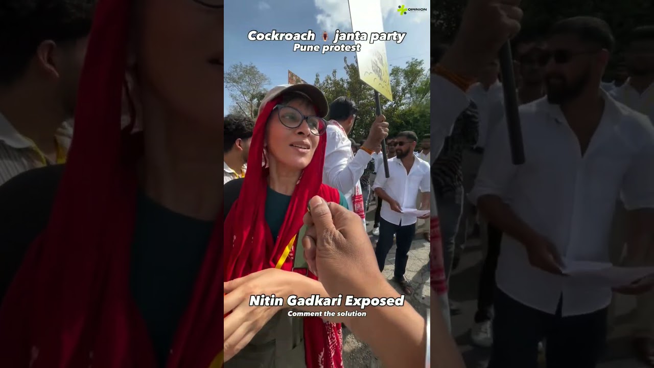 Gadkari Ethanol e100 e85 e10 e20 Protest Nitin Gadkari Vs Cockroach Janta Party